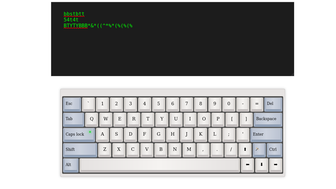 virtual keyboard